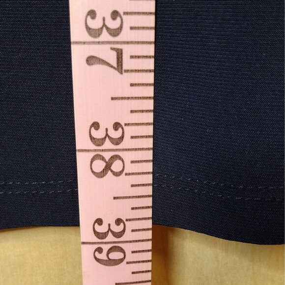 lauren ralph lauren dress Dark Navy Blue Ruched Body-con Size 4 - Picture 12 of 14